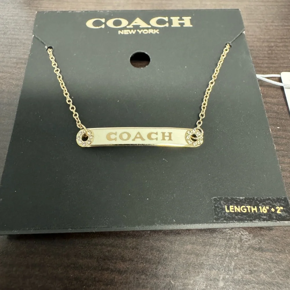 Coach ID Look Slide Closer Gold Colored Bracelet-New - Picture 5 of 9